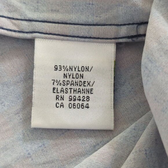 Bugatchi Classic Fit Mens Brown Blue Checkered Long Sleeve Button-Up Shirt sz XL - Picture 7 of 16